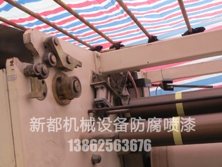 工厂搬迁设备统一喷色翻新